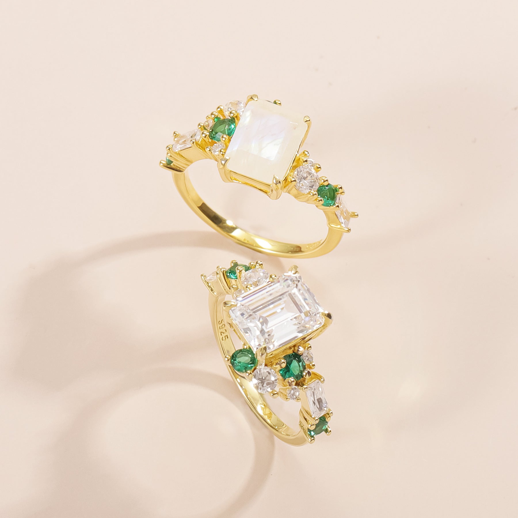 Celestia Garden Moissanite Ring