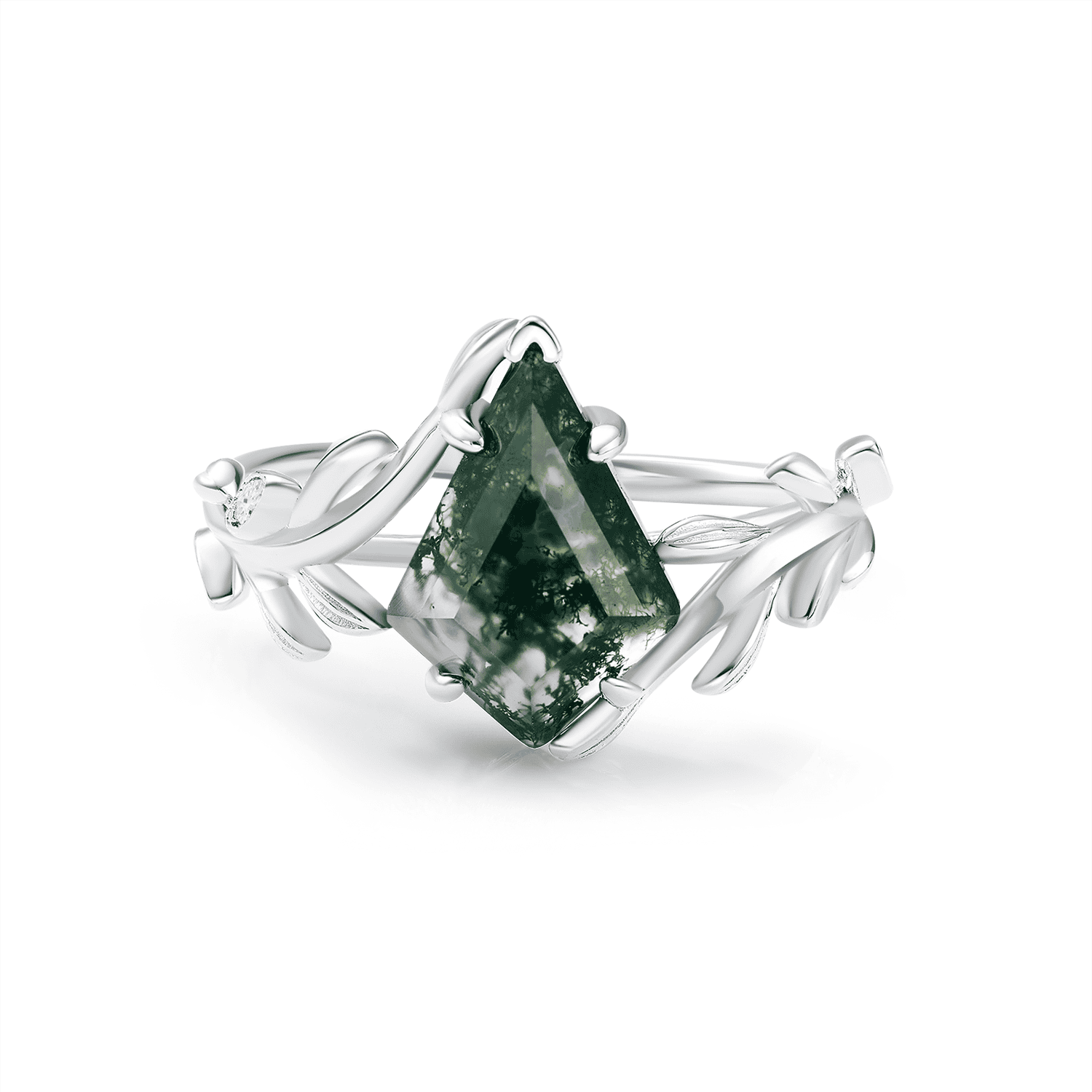 Sylva Moss Agate Ring