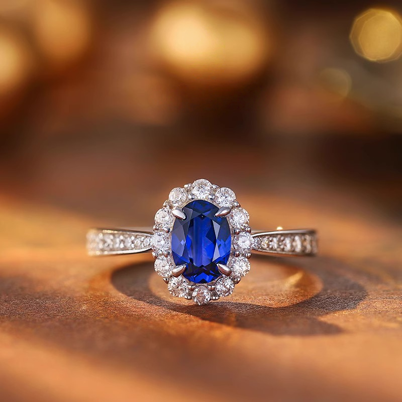 Celestial Grace Sapphire Ring