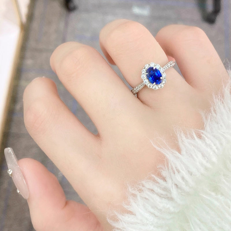 Celestial Grace Sapphire Ring