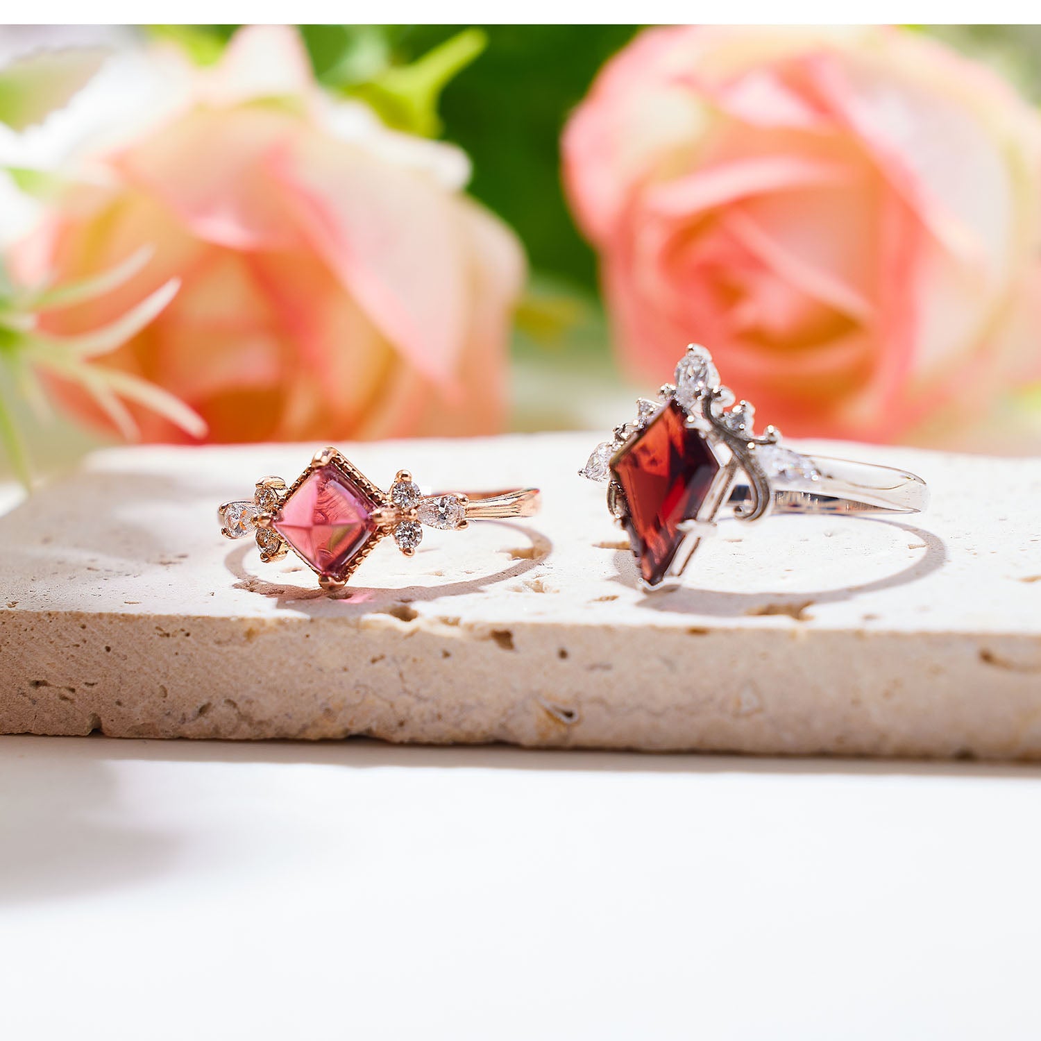 Ember Sovereign Red Garnet Ring