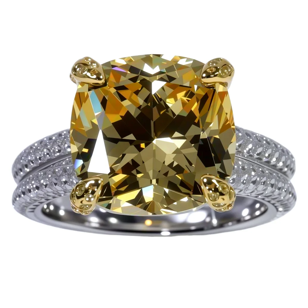 Aurora Cushion Cut Ring