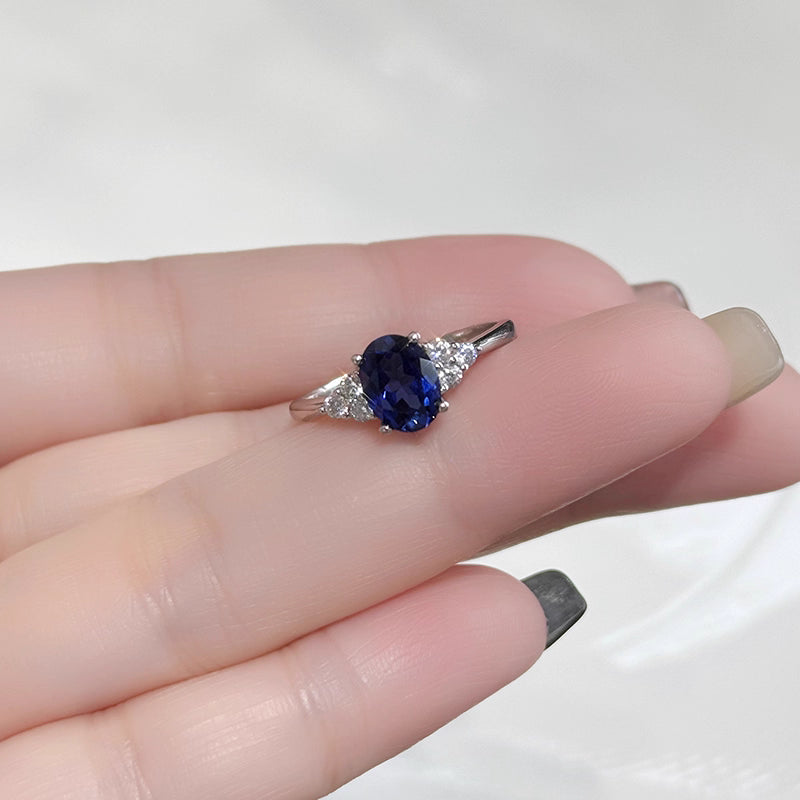 Ocean Oval Sapphire Ring