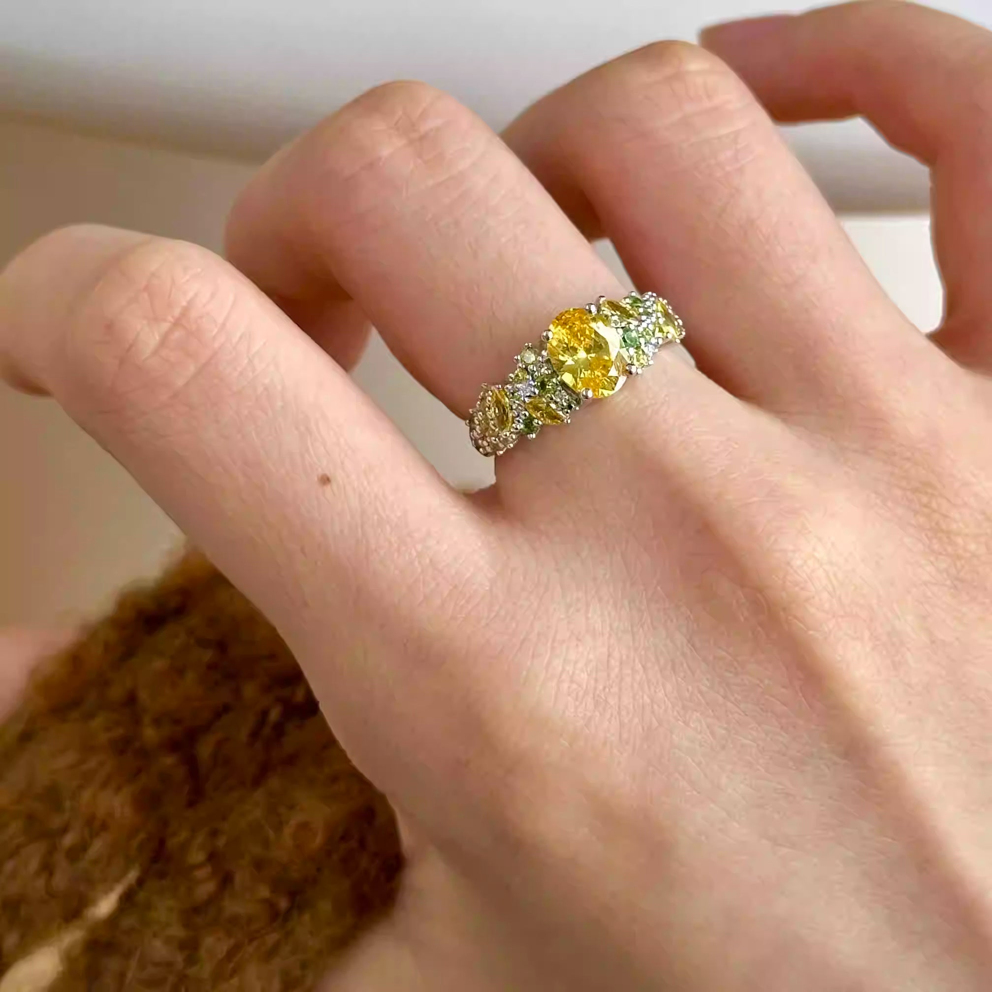Lemon Glow Ring