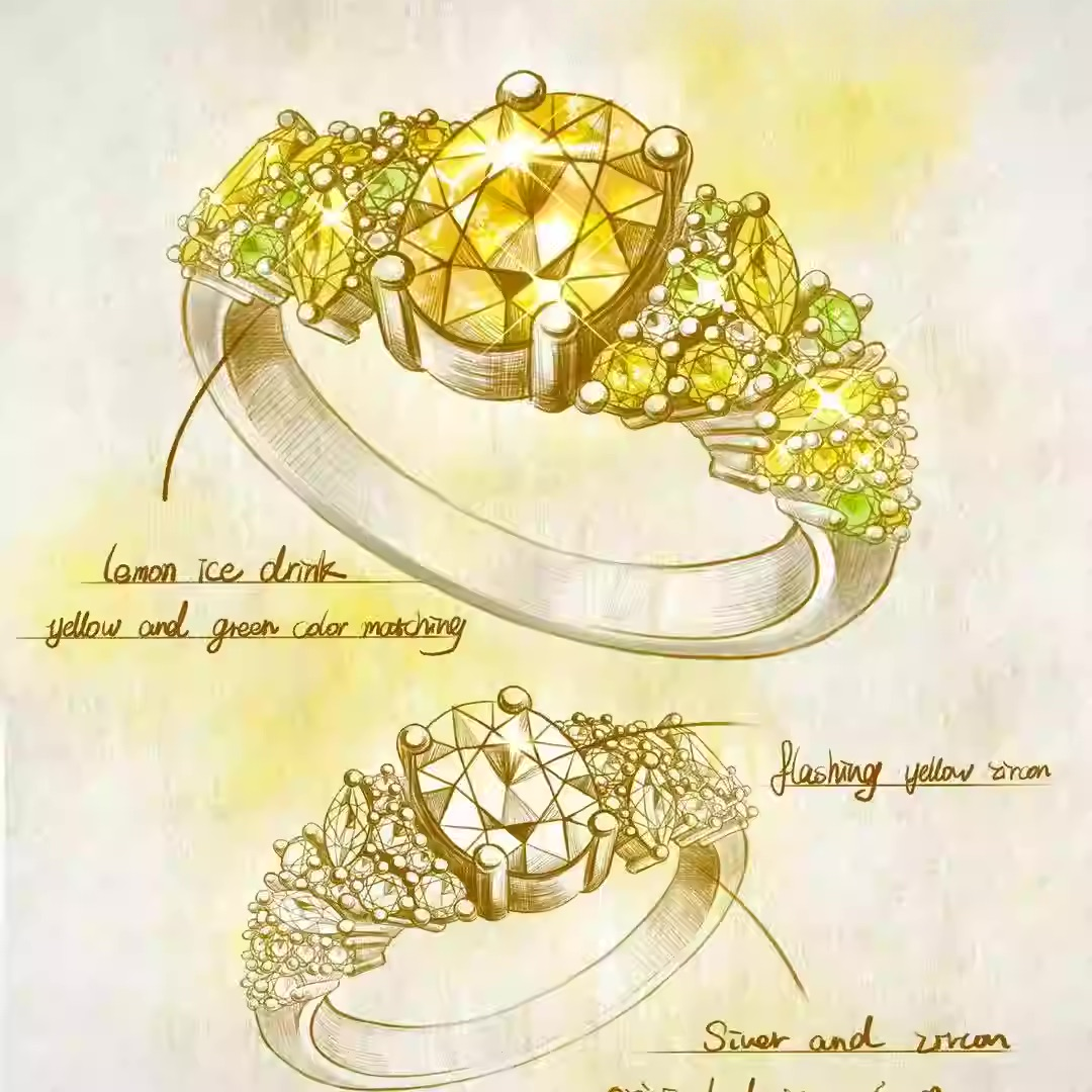 Lemon Glow Ring