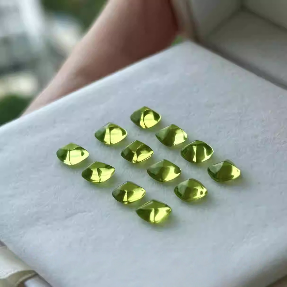 Verdant Bloom Peridot Ring