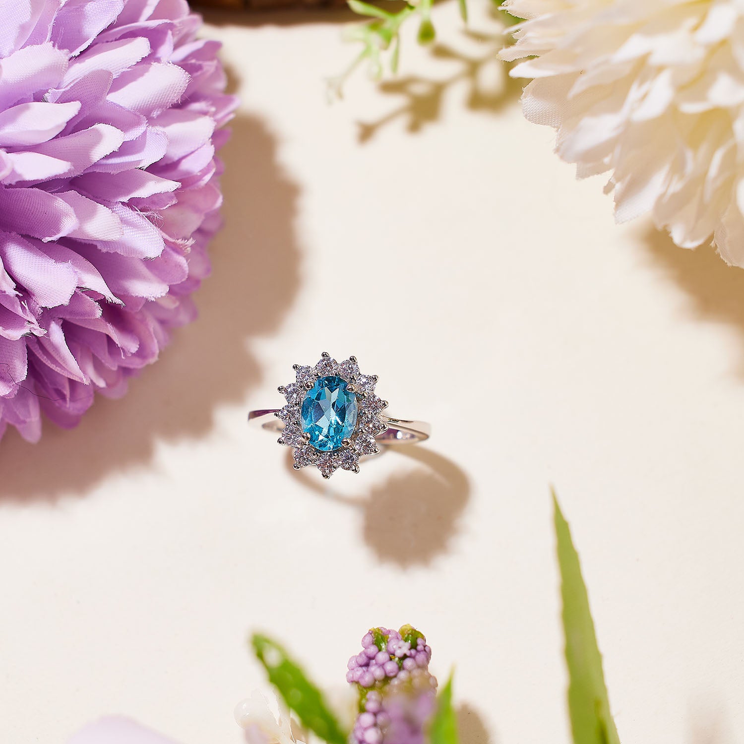 Blisscrown Topaz Ring