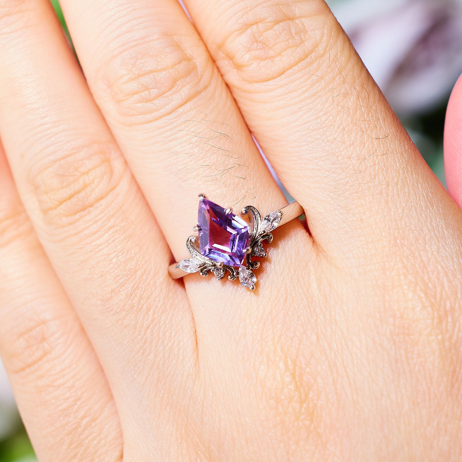 Enchanted Twilight Amethyst Ring