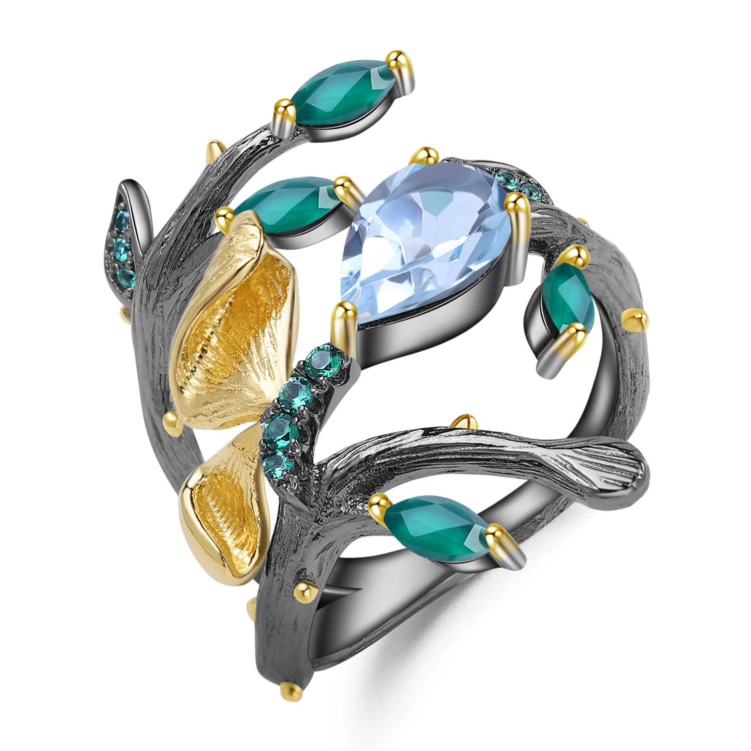 Blue Topaz Ring