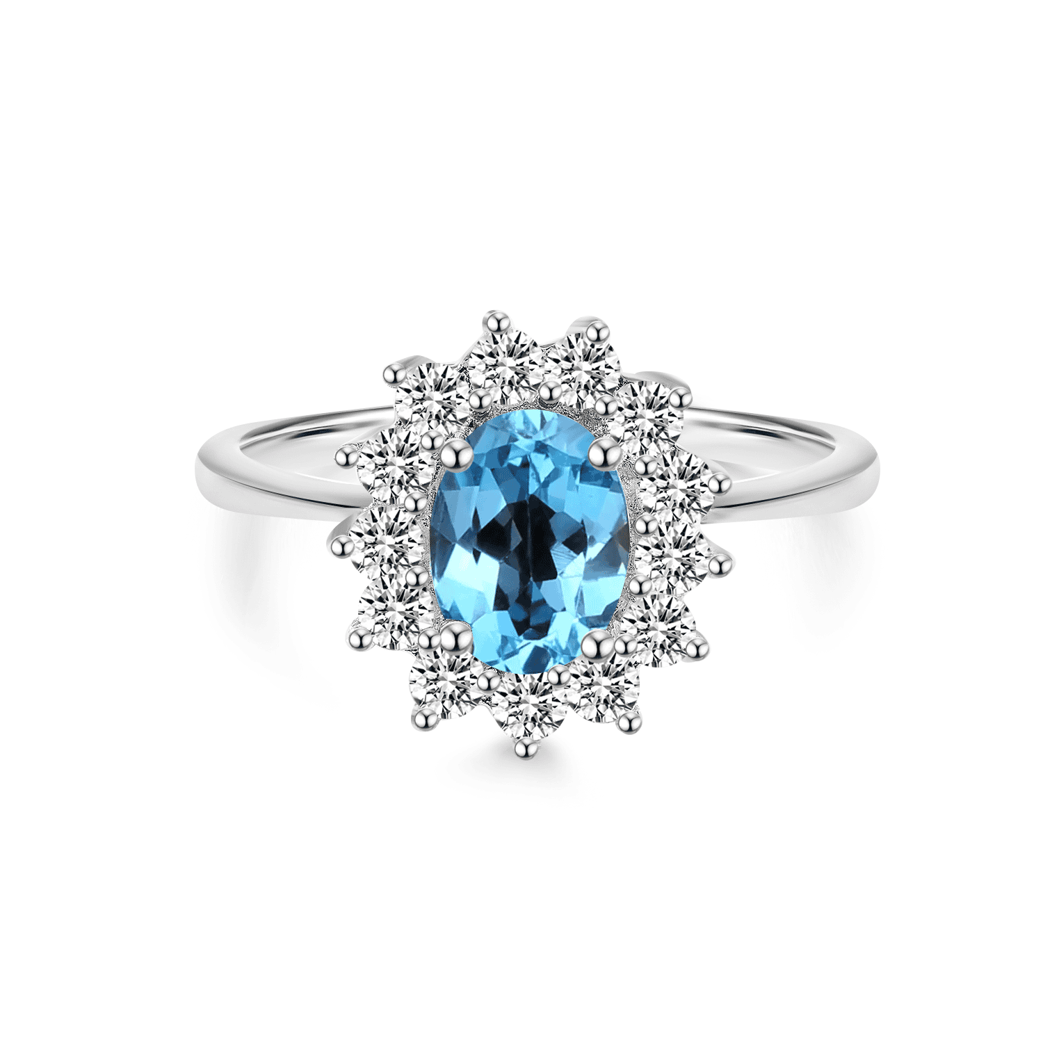 Blisscrown Topaz Ring