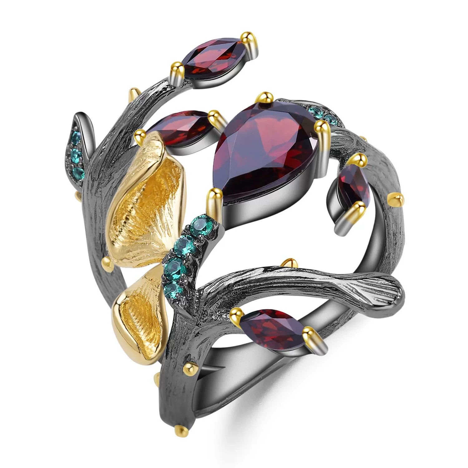 Red Garnet Ring