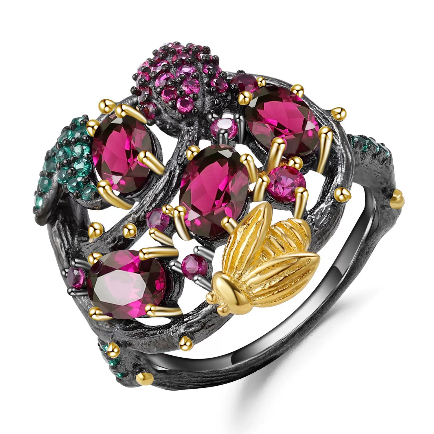 Red Garnet Ring