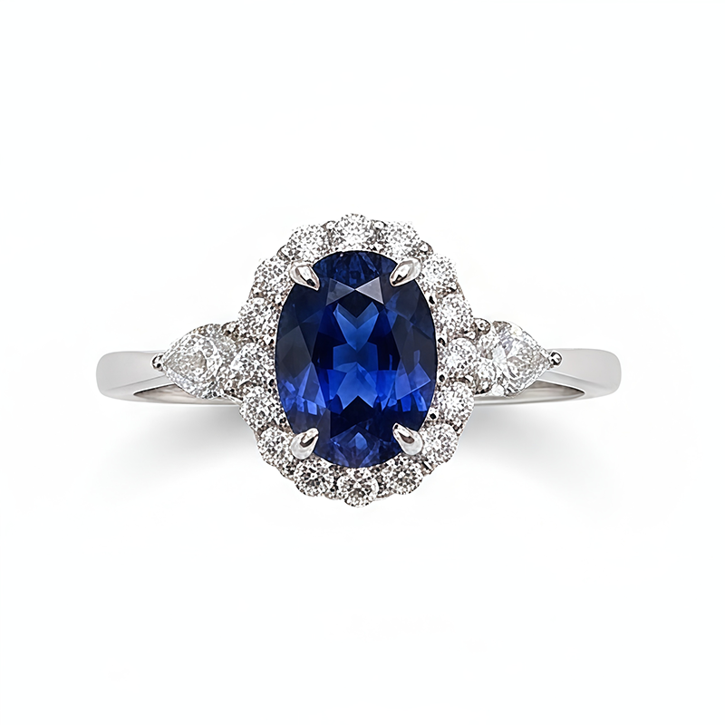 Oval Cut Sapphire Ring