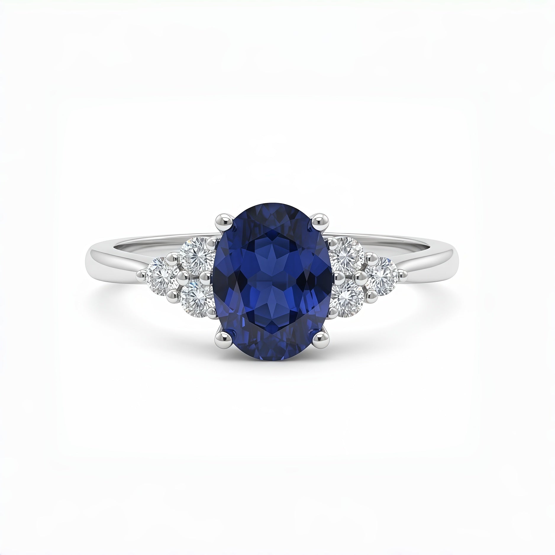 Ocean Oval Sapphire Ring