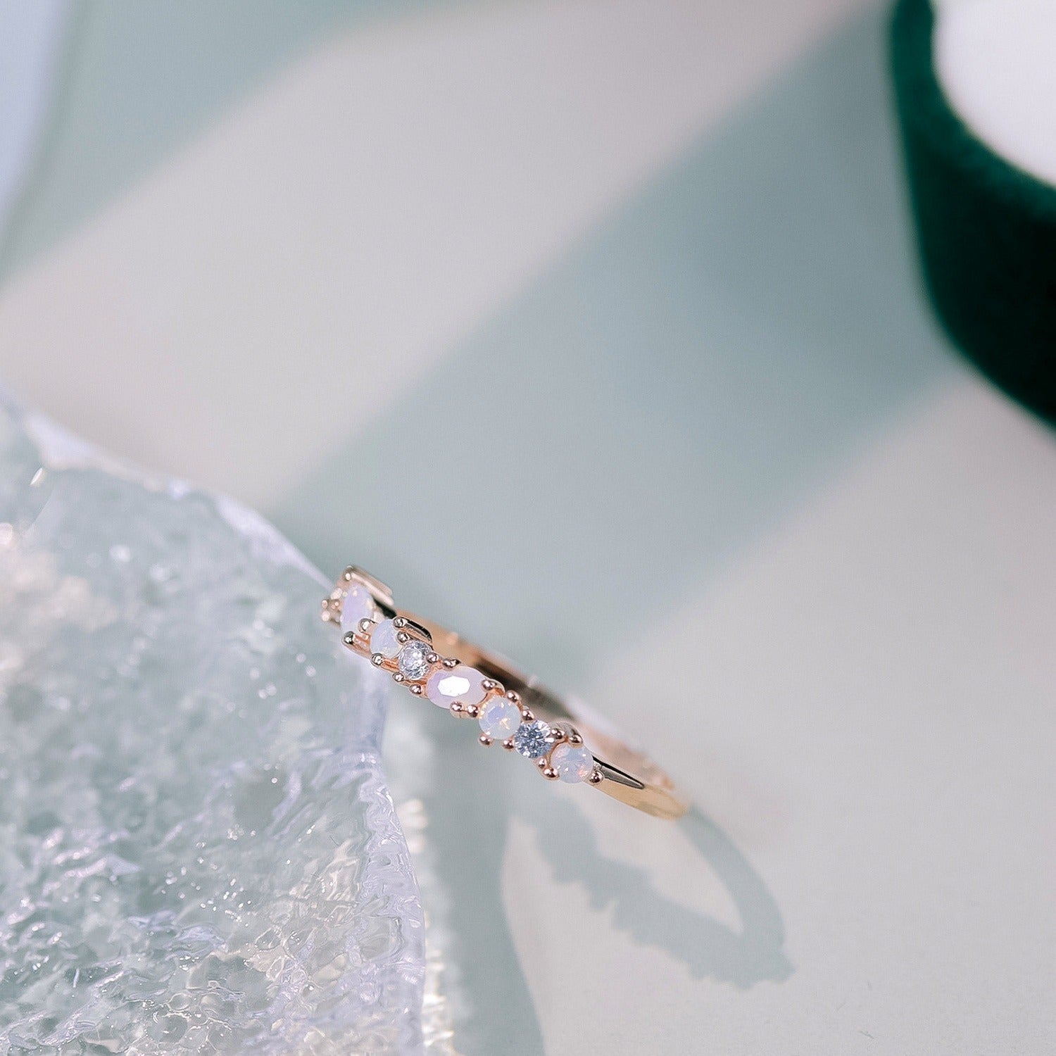 Stellar Moonstone Ring