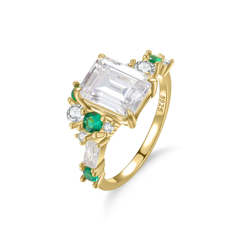 Celestia Garden Moissanite Ring