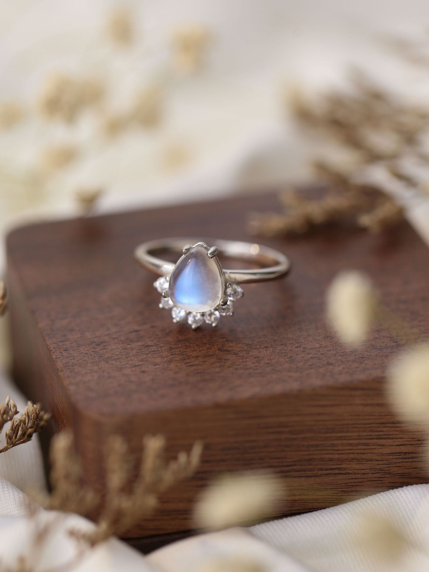 Nymph Moonstone Ring