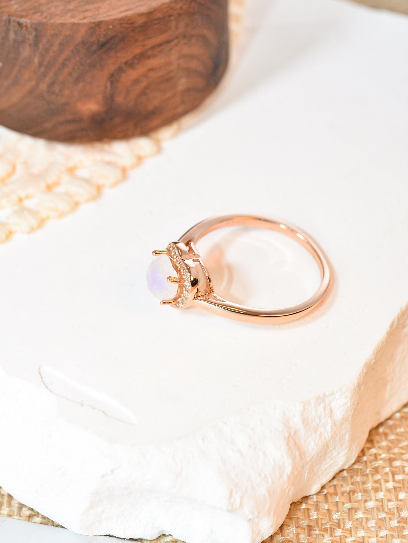 Amara Moonstone Ring