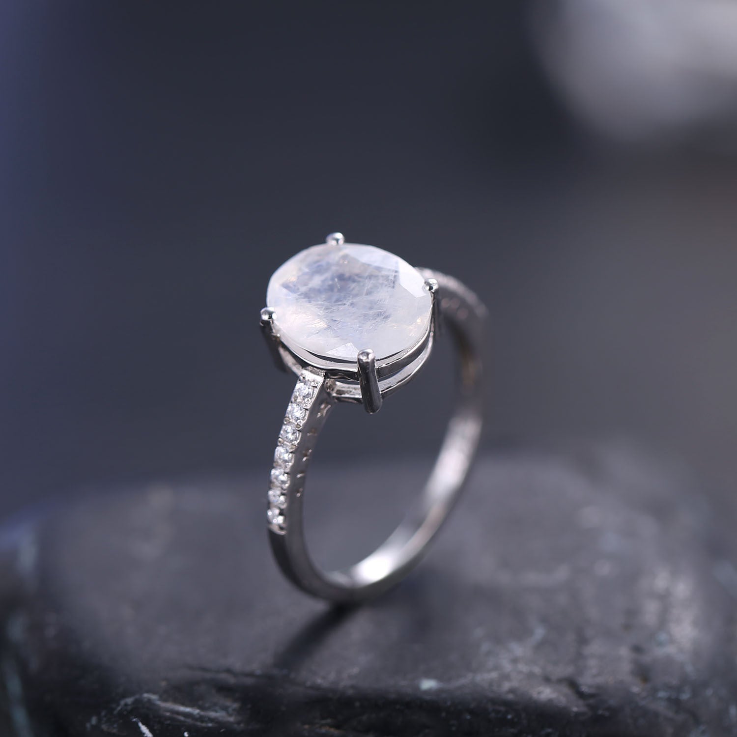 Nova Moonstone Ring