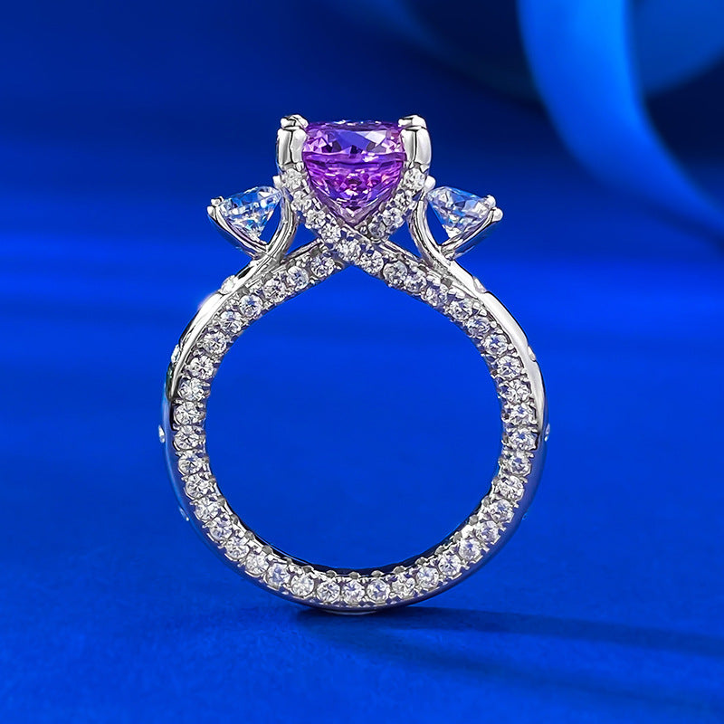 Purple Diamond Ring