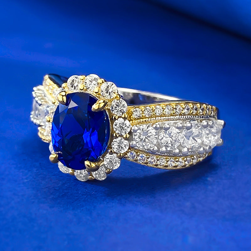 CORNFLOWER BLUE SAPPHIRE RING