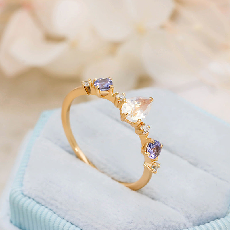 Elara Moonstone Ring