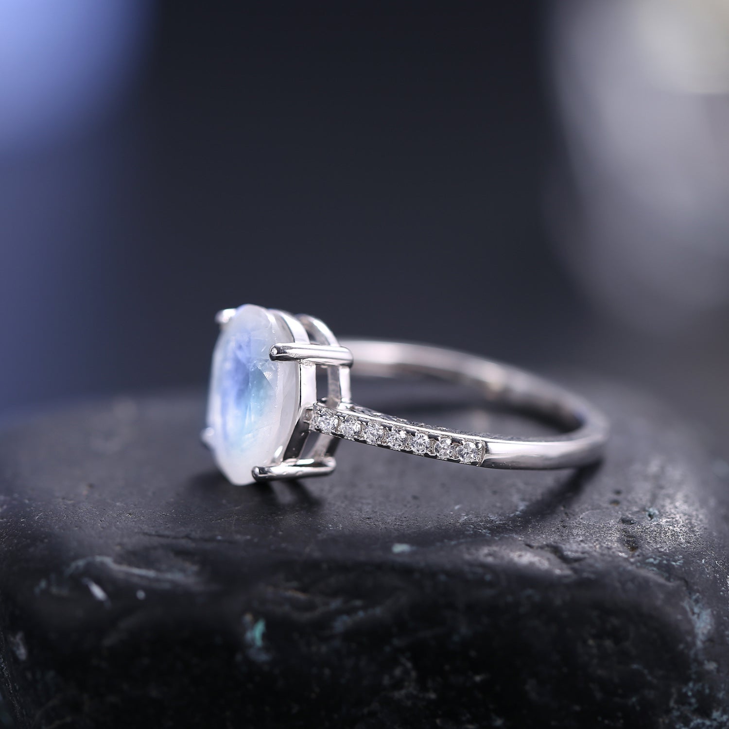 Nova Moonstone Ring