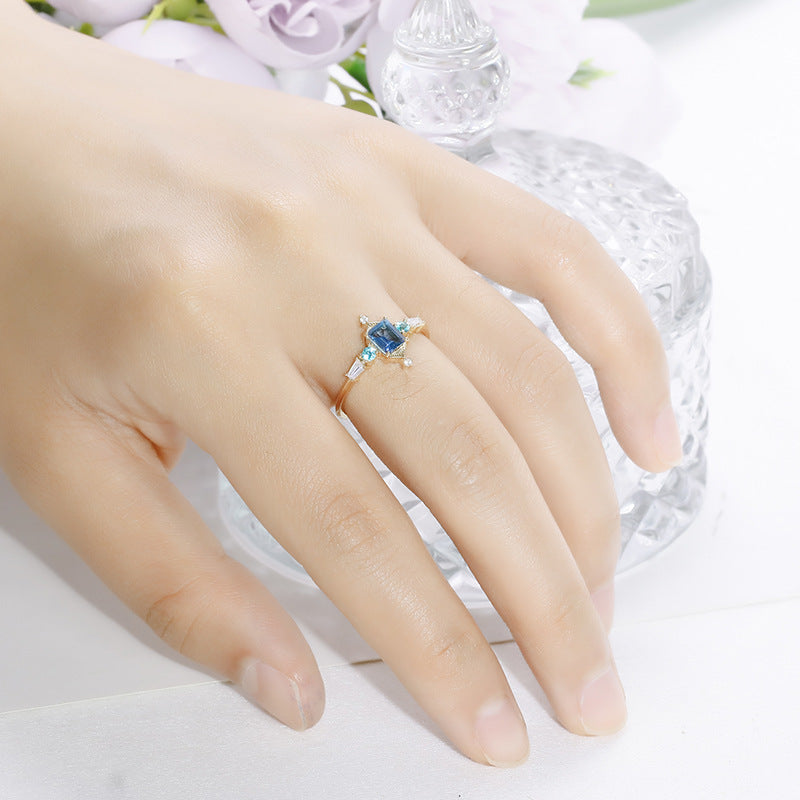 Serene Topaz Ring