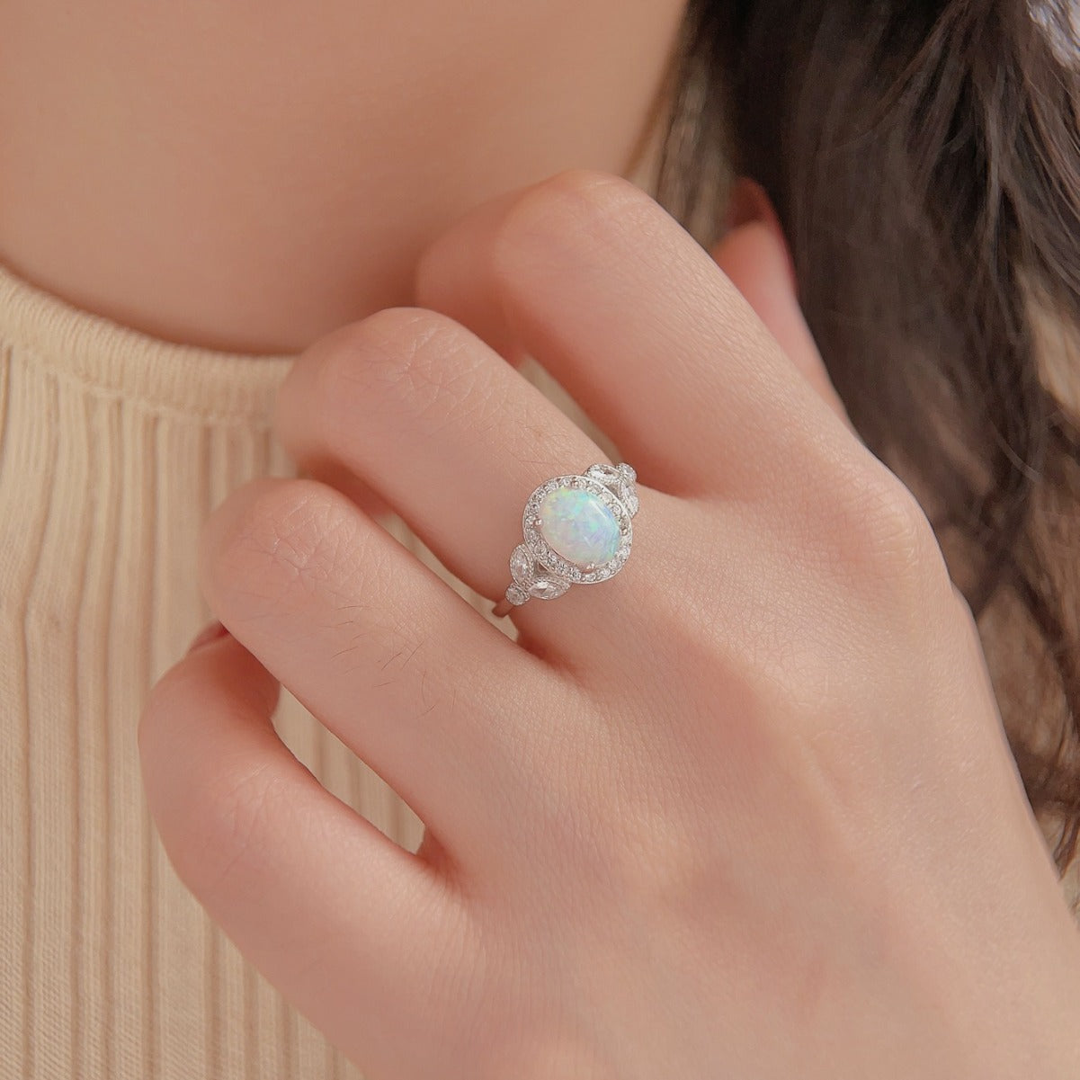 Liora Opal Ring