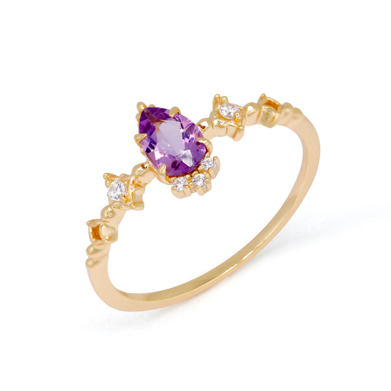 Amara Amethyst Ring