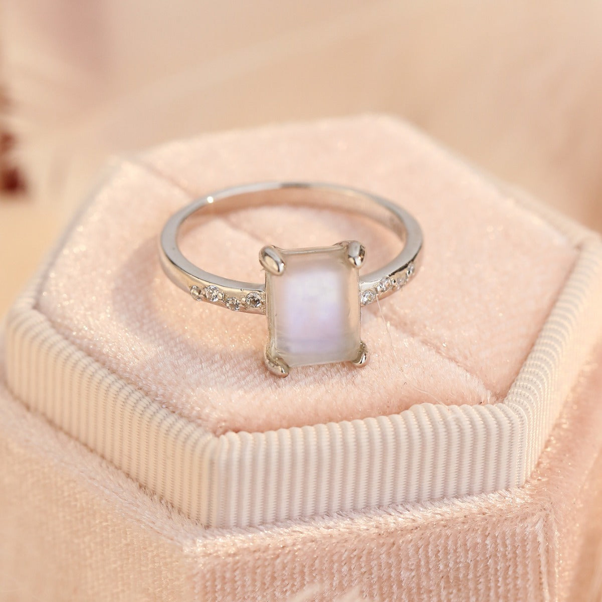 Clara Moonstone Ring