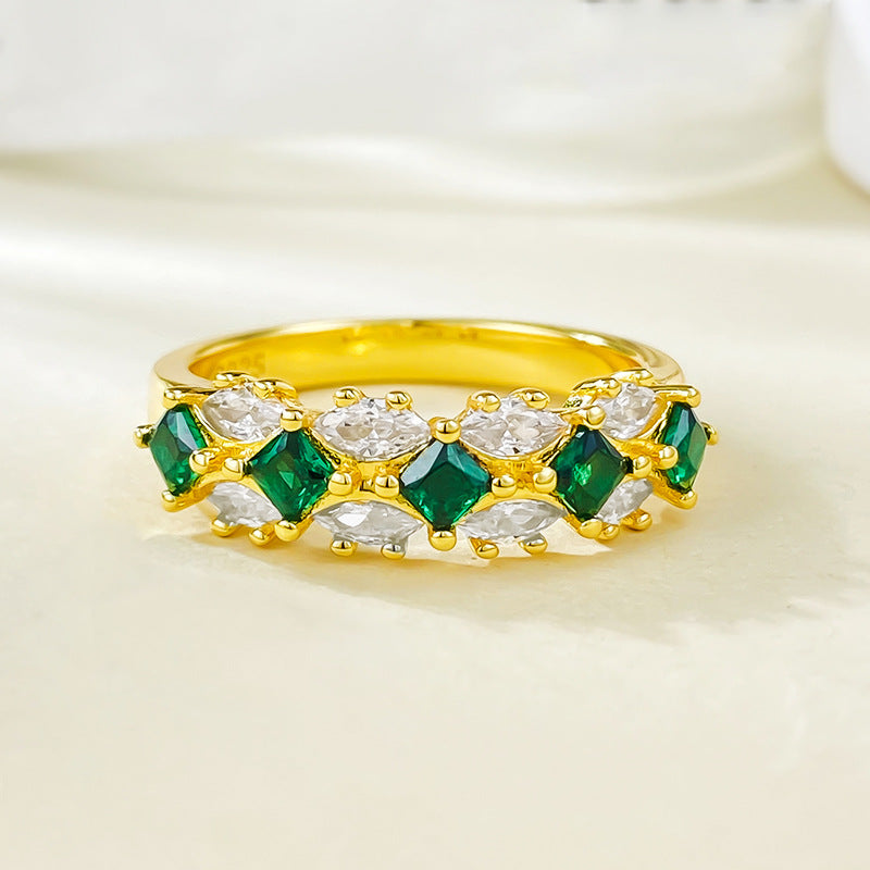 Emerald Ring-Mirth