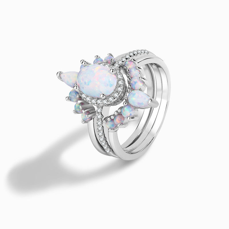 Cressida Opal Ring Set