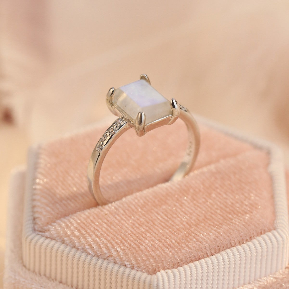 Clara Moonstone Ring