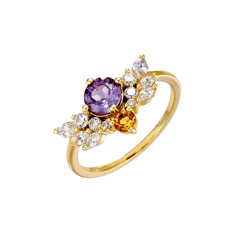 Mirth Amethyst Ring