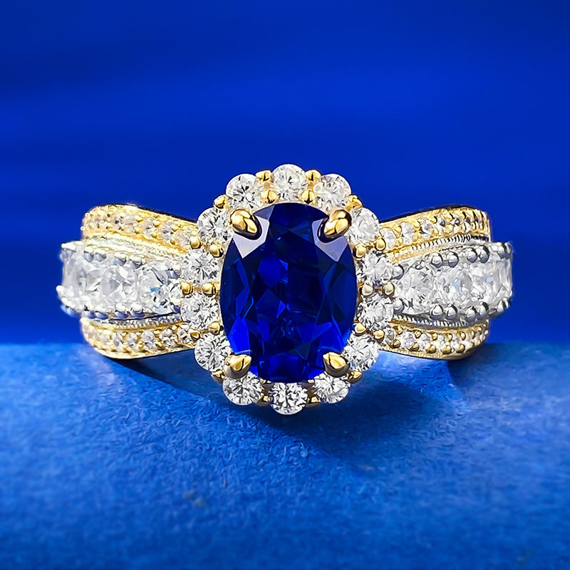 CORNFLOWER BLUE SAPPHIRE RING