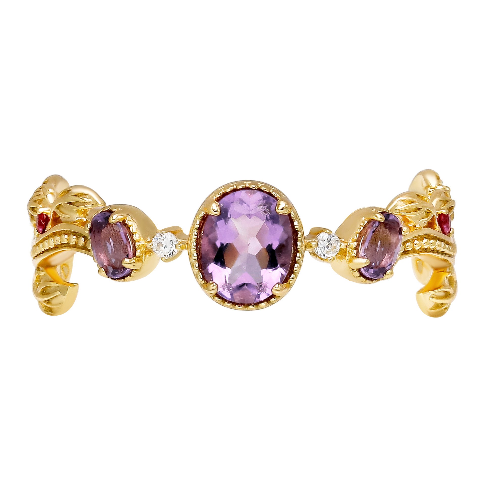 Dahlia Amethyst Ring