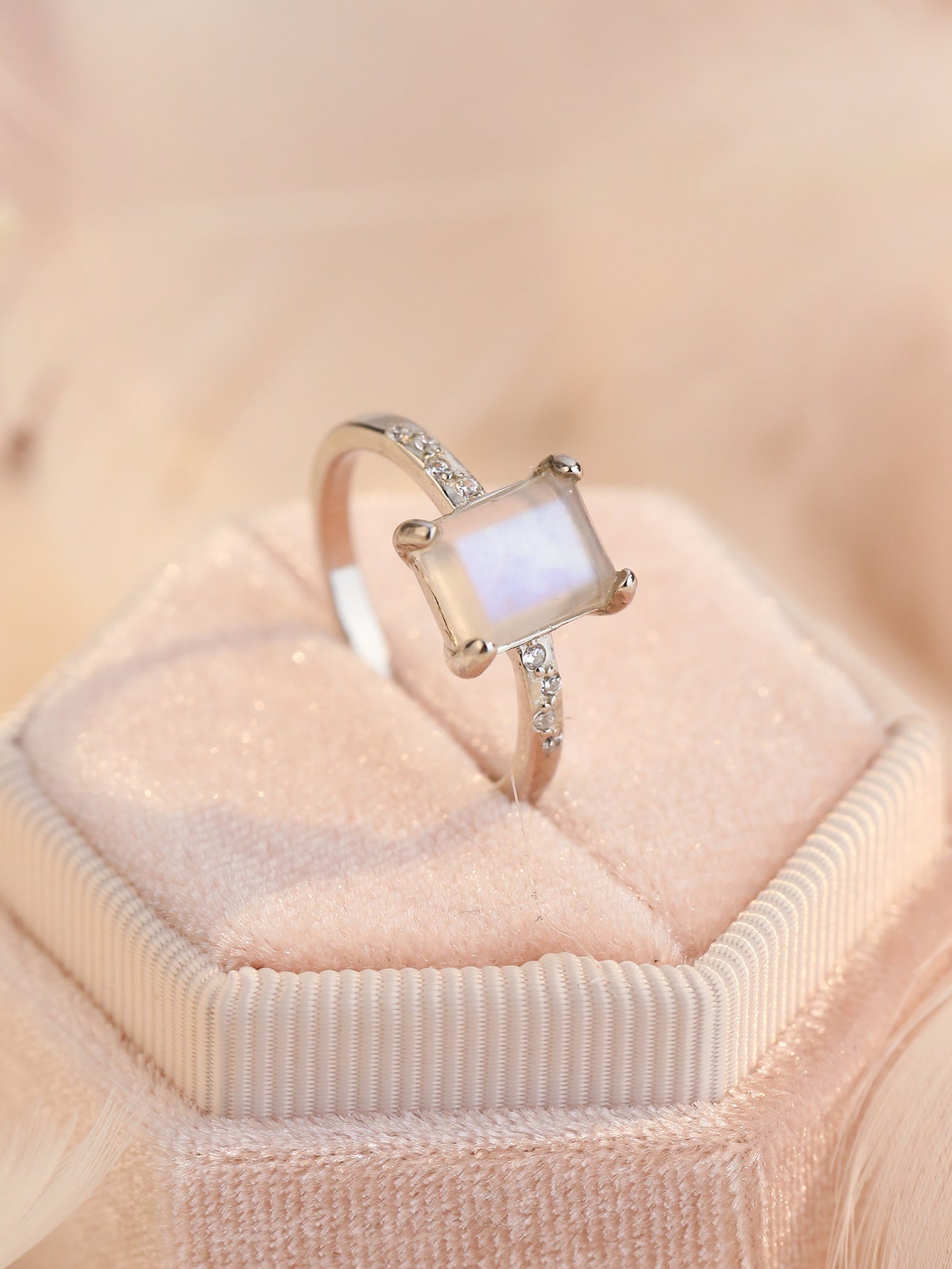 Clara Moonstone Ring