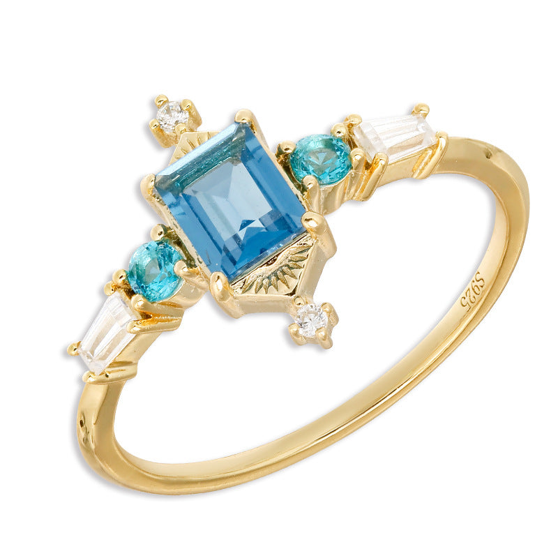 Serene Topaz Ring