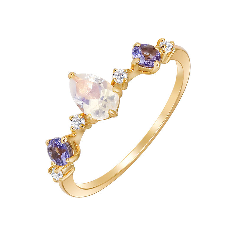 Elara Moonstone Ring