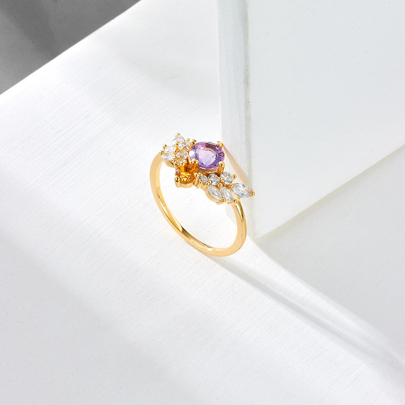 Mirth Amethyst Ring