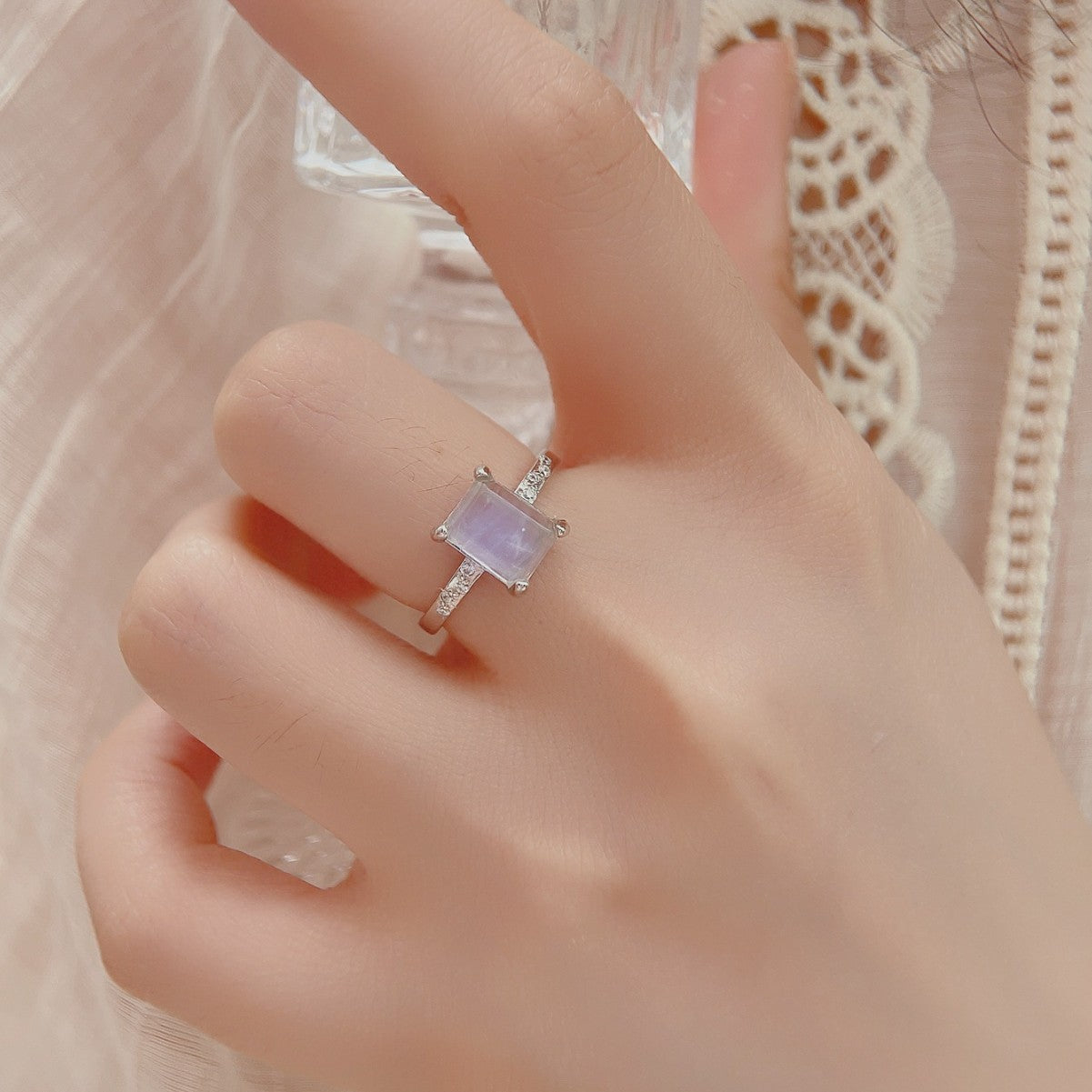 Clara Moonstone Ring