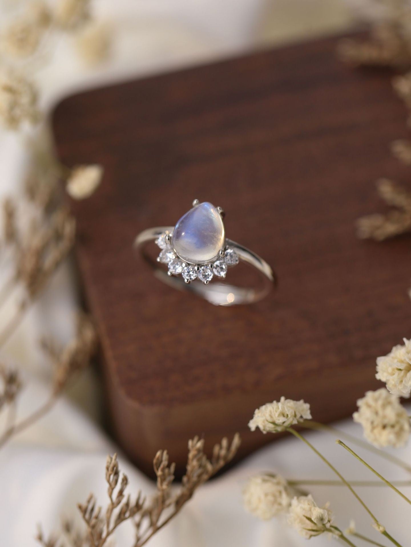 Nymph Moonstone Ring