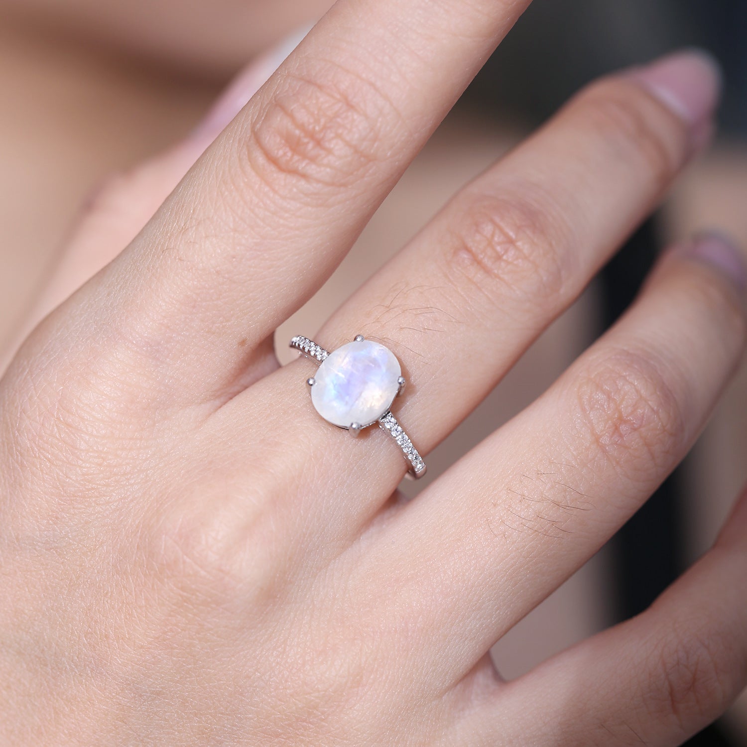 Nova Moonstone Ring