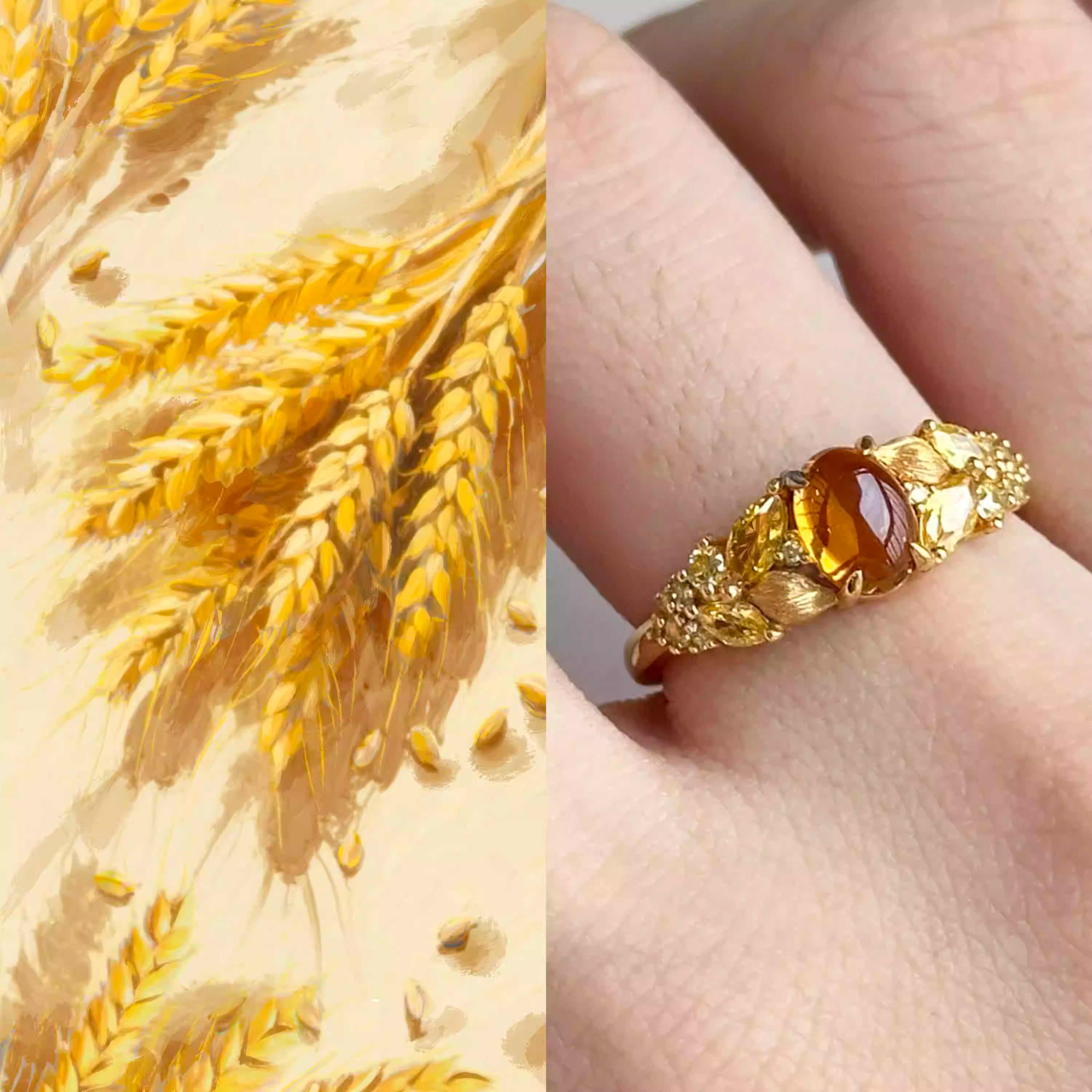 Golden Grain Ring