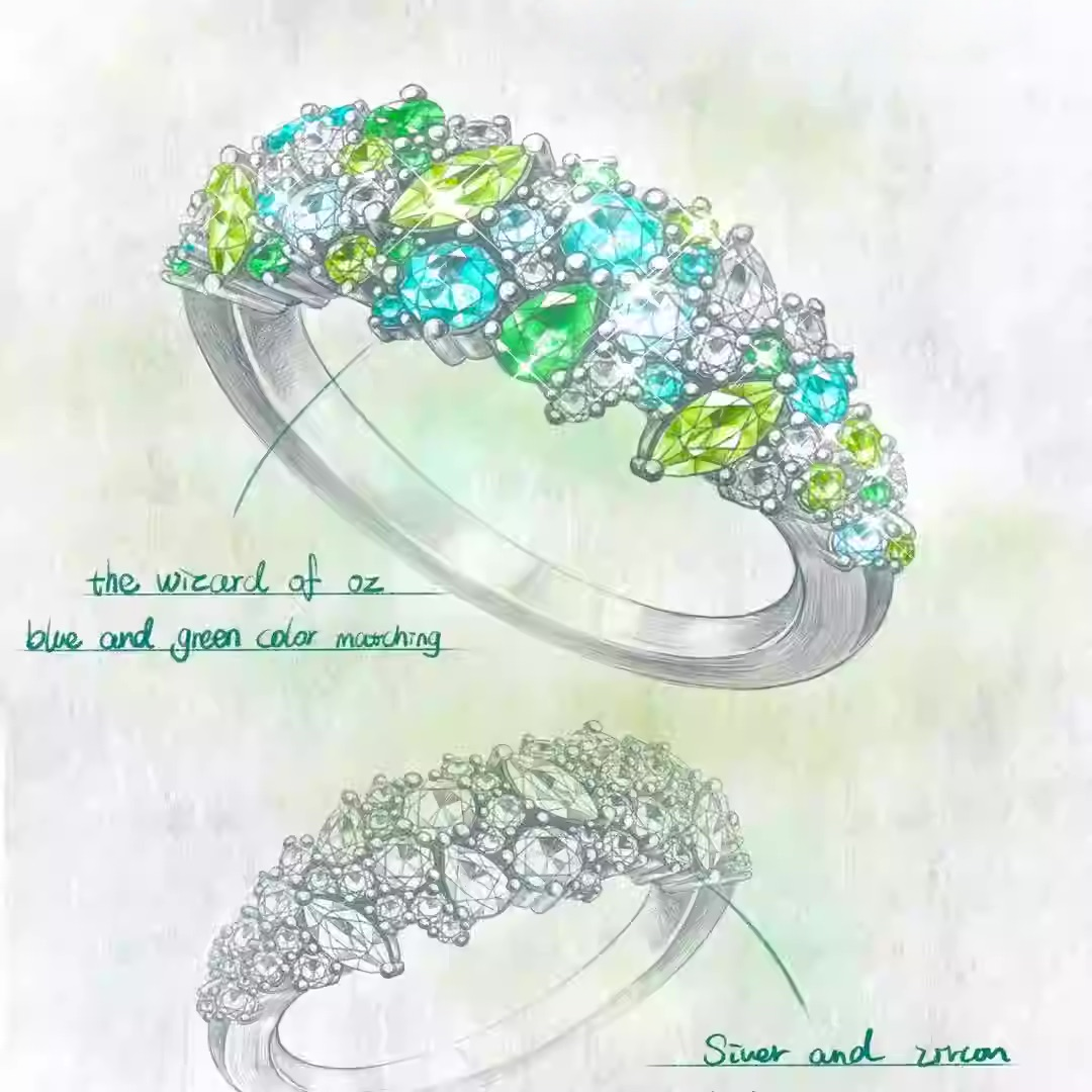 Verdant Halo Ring
