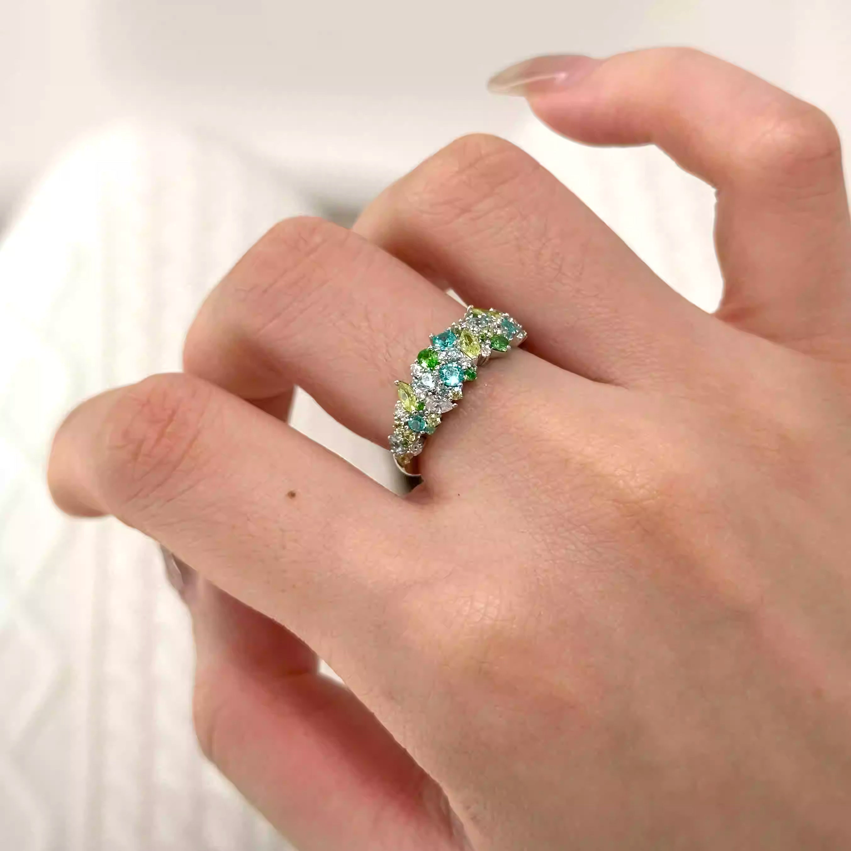 Verdant Halo Ring