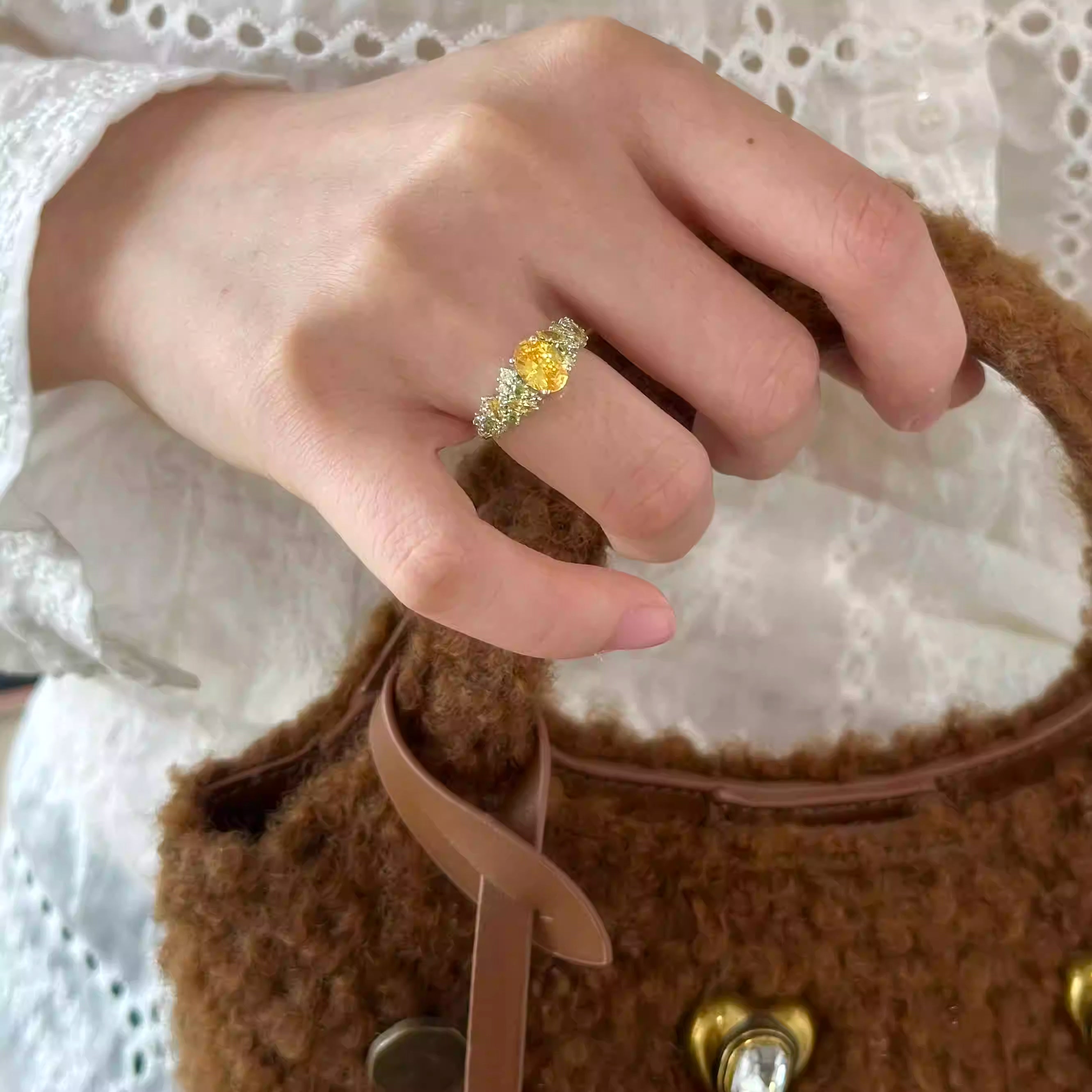 Lemon Glow Ring
