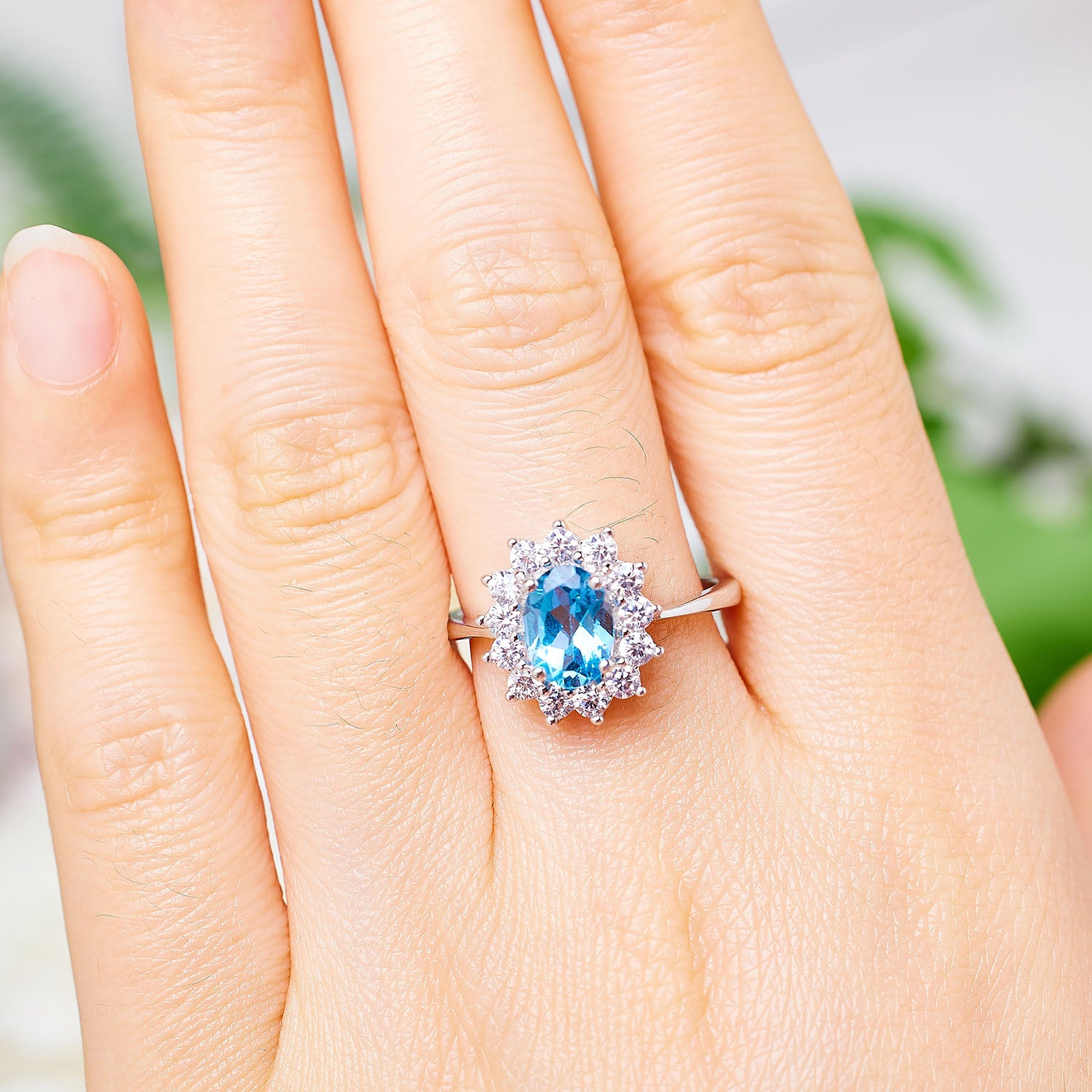 Blisscrown Topaz Ring