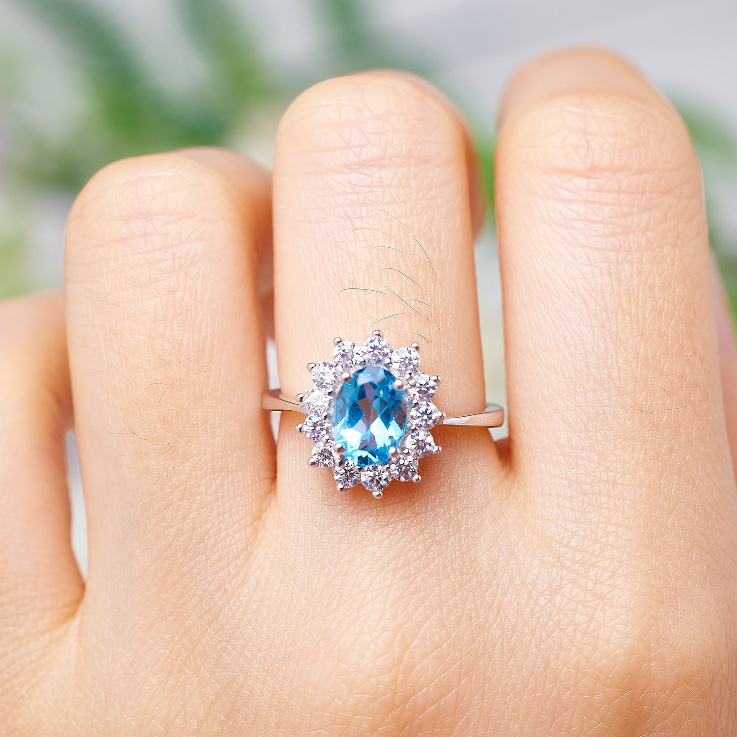 Blisscrown Topaz Ring